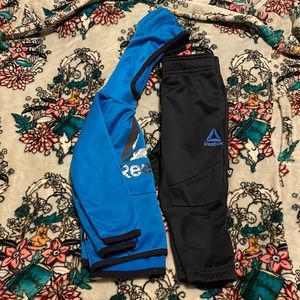 Boys 18 mo blue Reebok hoodie tracksuit